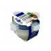 Addis Clip Tight Food Storage Containers 300 Ml Round Pack Of 3 Clear 078139