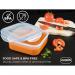 Addis Clip Tight Food Storage Containers 300 Ml Round Pack Of 3 Clear 078139