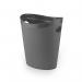 Addis 518039 Waste Paper BathroomBedroomOffice Bin, Charcoal, 26 X 27 X 33 Cm 080960