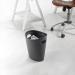 Addis 518039 Waste Paper BathroomBedroomOffice Bin, Charcoal, 26 X 27 X 33 Cm 080960