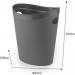 Addis 518039 Waste Paper BathroomBedroomOffice Bin, Charcoal, 26 X 27 X 33 Cm 080960