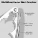 Tala 10A10533 Nutcracker, Walnut Pliers Steel Seafood Crackers 081380