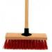 Bentley Industrial Red Brush Stiff Pvc Broom Head With Bracket, 11” Length 086462