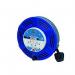 Masterplug Four Socket Cassette Cable Reel, 15 Metres, Blue 086959