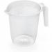 Addis Plastic 1 Litre Measuring & Mixing Jug With Handle, Clear 087270
