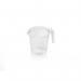 Addis Plastic 1 Litre Measuring & Mixing Jug With Handle, Clear 087270
