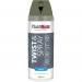 Plastikote Premium Matt Aerosol Spray Paint Olive Green 400Ml 087437
