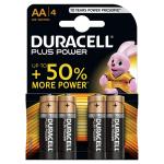Duracell Plus Power Battery Alkaline 1.5V AA Ref 81275182 [Pack 4] 089027