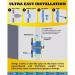 Gripit Yellow Curtain Kit - Pack of 6 - Heavy Duty Plasterboard Fixings 71kg 089979