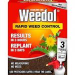 Weedol Rapid Concentrated Weed killer Tubes Pack of 3 091355