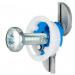 Gripit 25mm Plasterboard Fixing Stud Wall Anchor Max Load 113kg - Blue - 25 Pack 091587