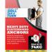 Gripit Red Plasterboard Fixings - Heavy Duty Pack of 25 091710