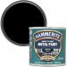 Hammerite Direct To Rust Satin Metal Paint - Black - 250Ml 092643