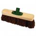 Bentley Wooden Broom Head Stiff Bassine 12In Brush Cleaner Floor Sweeper 092734