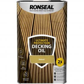 Ronseal Ultimate Decking Oil Natural 5L 37297 092858