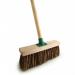 Charles Bentley 13” 33cm Stiff Bassine Yard Brush Support Collar 140cm46” handle. 093179