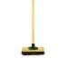 Charley Bentley 9” Deck Scrub Heavy Duty Stiff Floor Scrubbing Brush & Handle 093286