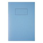 Silvine Exercise Book Plain 80 Pages 75gsm A4 Blue Ref EX114 [Pack 10] 09585X