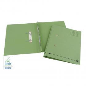 Elba Spirosort Transfer Spring File Recycled Mediumweight 285gsm Foolscap Green Ref 100090160 Pack of 25 098575