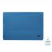Elba Document Wallet Half Flap 285gsm Capacity 32mm Foolscap Blue Ref 100090126 [Pack 50]