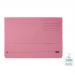 Elba Document Wallet Half Flap 285gsm Capacity 32mm Foolscap Pink Ref 100090242 [Pack 50]