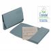 Elba Document Wallet Full Flap 285gsm Capacity 32mm Foolscap Blue Ref 100090131 [Pack 50]