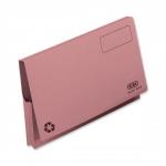 Elba (Foolscap) Document Wallet Full Flap Mediumweight 260gsm Pink (Pack of 50) 100090256