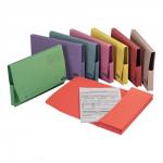 Elba Document Wallet Full Flap 285gsm Capacity 32mm Foolscap Yellow Ref 100090258 [Pack 50]