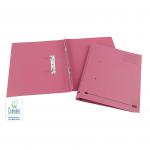 Elba Spirosort Transfer Spring File Recycled Mediumweight 285gsm Foolscap Pink Ref 100090162 [Pack 25] 09949X