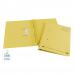 Elba Spirosort Transfer Spring File Recycled Mediumweight 285gsm Foolscap Yellow Ref 100090163 [Pack 25]