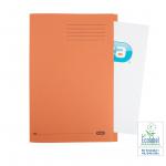 Elba A4 Square Cut Folder Recycled Lightweight 180gsm Manilla Orange Ref 100090205 [Pack 100] 099538