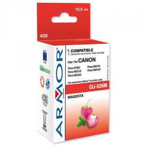 Armor Compatible Canon CLI-526M Magenta Ink Cartridge Yield 570 Pages