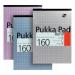 Pukka Pad Refill Pad Headbound 80gsm Ruled Margin Punched 4 Holes 160pp A4 Assorted Ref REF801 [Pack 6] 100795