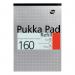 Pukka Pad Refill Pad Headbound 80gsm Ruled Margin Punched 4 Holes 160pp A4 Assorted Ref REF801 [Pack 6] 100795