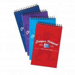 Cheap Stationery Supply of Oxford Campus Reporters Notebook 90gsm Ruled Perforated 140pp 125x200mm Assorted 400013924 Pack of 10 100823 Office Statationery