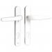 Sterling UPVC Lever Door Handles 92mm 2 Key Hole White DH1W 101055