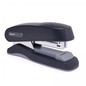 Click to view product details and reviews for Rapesco Flat Clinch Half Strip Stapler Black 101773.