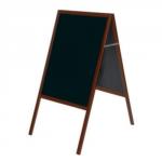 Bi-Office (600 x 1200mm) A-Frame Wood Chalk Board Black (1 x Pack) DKT30404042