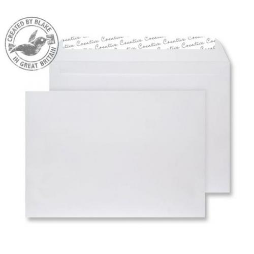 Cheap Stationery Supply of Blake Creative Senses (C5) 140g/m2 Peel and Seal Wallet Envelopes (White Velvet) Pack of 125 V641 Office Statationery