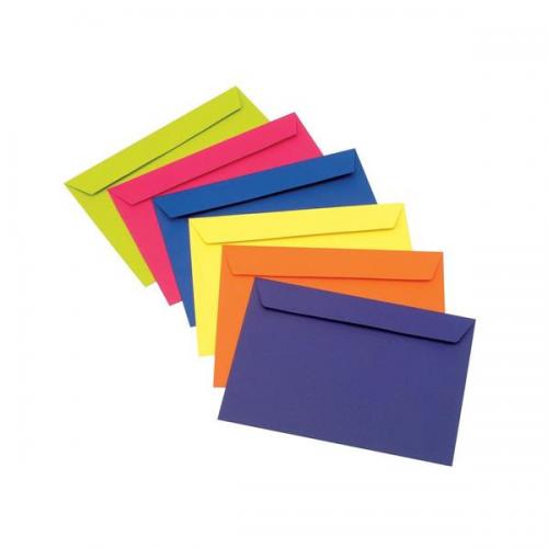 Cheap Stationery Supply of Blake Design Juice (C5) 120g/m2 Peel and Seal Wallet Envelope (Kiwi Crunch) Pack of 500 J341 Office Statationery
