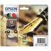 Epson 16 IJCart Pen&Crossword Cyan/Magenta/Yell 165pp3.3ml/Blk175pp 5.4ml Ref C13T16264012 [Pack4]