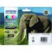 Epson 24XL Inkjet Cartridge Elephant HY B/C/M/Y/LC/LM 55.7ml Ref C13T24384012 [Pack 6]