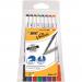 Bic Velleda Marker Whiteboard Dry-wipe 1721 Fine Bullet Tip 1.6mm Line Assorted Ref 1199005728 [Pack 8]