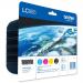 Brother Inkjet Cart Value Pack Page Life 300pp Black/260ppCyan/Magenta/Yellow Ref LC985VALBP [Pack 4]