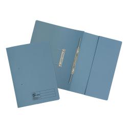 Cheap Stationery Supply of 5 Star Elite Transfer Spring Pocket File Super Heavyweight 420gsm Foolscap Blue Pack of 25 102720 Office Statationery