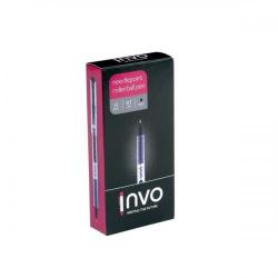 Cheap Stationery Supply of Invo Rollerball Pen Needlepoint 0.7mm Tip 0.5mm Line (Black) - 1 x Pack of 12 Rollerball Pens RX111200 0.7 Office Statationery