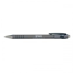Cheap Stationery Supply of Invo Ball Pen Retractable 0.7mm Tip 0.4mm Line (Black) - 1 x Pack of 12 Ball Pens KB309600 Blk Office Statationery