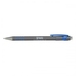 Cheap Stationery Supply of Invo Ball Pen Retractable 0.7mm Tip 0.4mm Line (Blue) - 1 x Pack of 12 Ball Pens KB309600 Blu Office Statationery