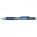 5 Star Office 4-Colour Ball Pen 1.0mm Tip 0.5mm Line Black Blue Red Green [Pack 12]