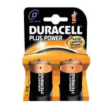 Duracell Plus Power Battery Alkaline 1.5V D Ref 81275443 [Pack 2] 102835